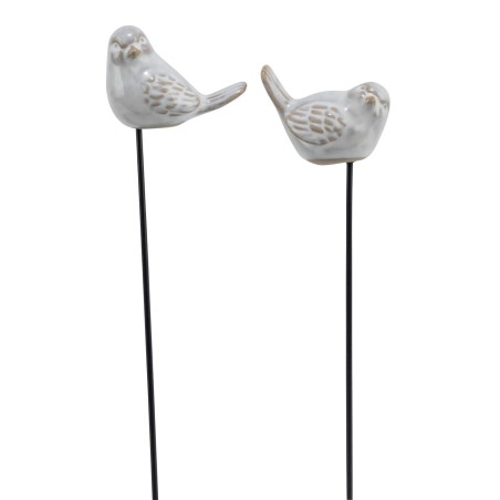 PIQUE OISEAU CERAMIQUE CREME H5CM ASSORT  /6P