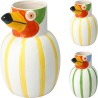 VASE OISEAU RAYE H22CM les 2P