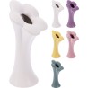 VASE FORME FLEUR H22CM ASSORT. les 5P