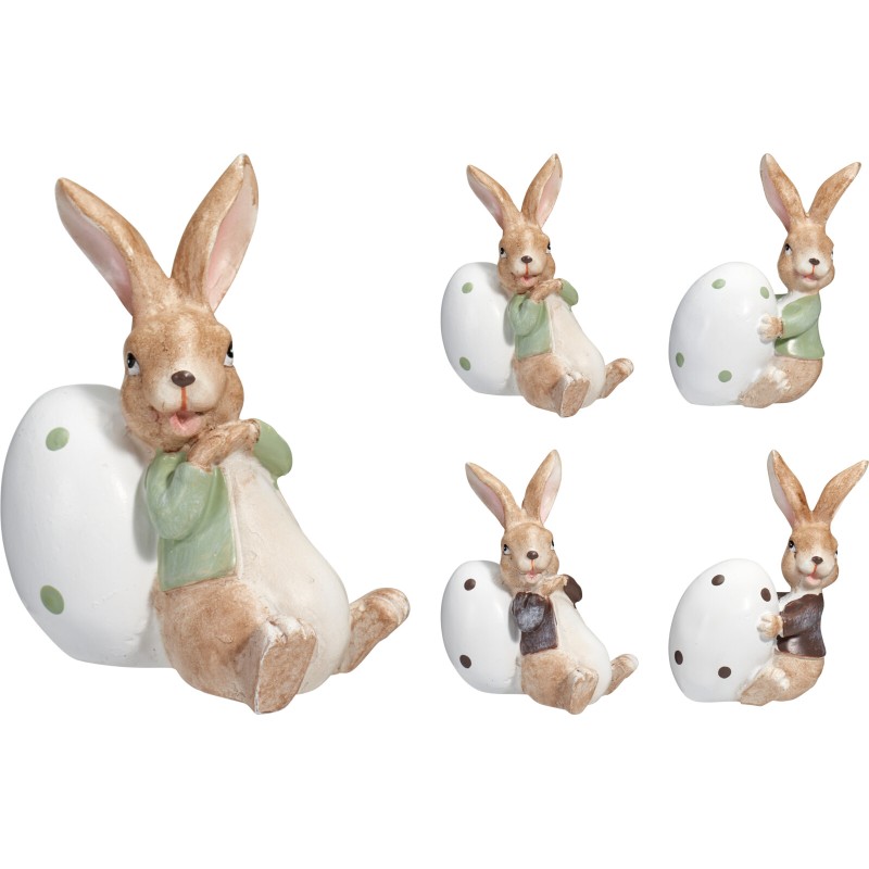 LAPIN AVEC OEUF 7.6CM les 24P