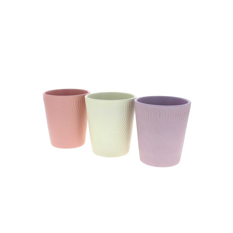 C.POT STRIE 014 H16CM les 9P