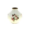 VASE BOULE ROSE ANCIENNE 016.5 H17CM les 2P