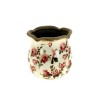 C.POT ROSE ANCIENNE 012 H12CM les 4P