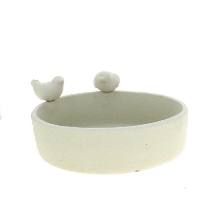 BAIN D'OISEAU BLANC 028 H07CM les 2P