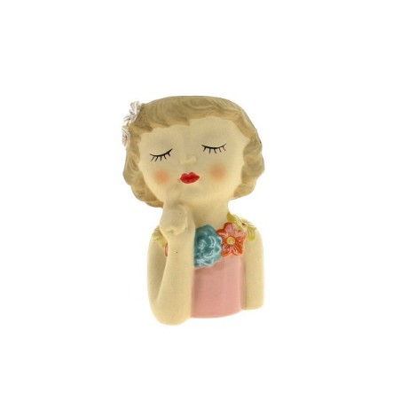 BUSTE DE FEMME 011.5 H17.6CM les 2P