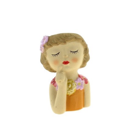 BUSTE DE FEMME COULEUR 010 H15.3CM les 2P