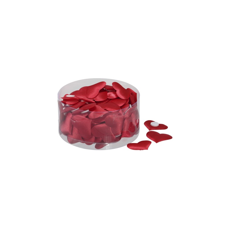 COEUR ROUGE STICKER 28X32MM /100P