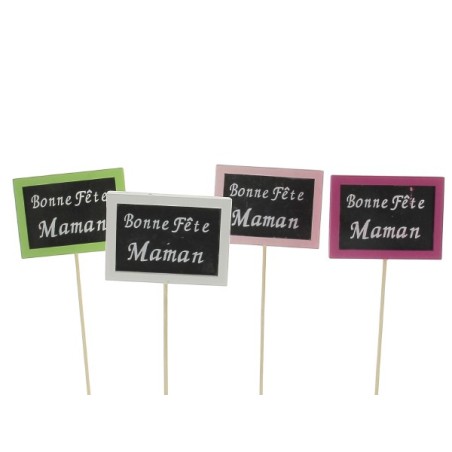 PIQUE ARDOISE Bonne Fête Maman  /12P