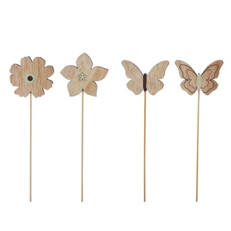 SUJET EN BOIS SUR PIQUE 24.5CM les 12P