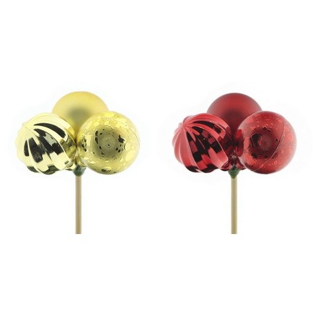 BOULE DE NOEL TRIO H50CM les 10P