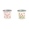 ZINC-POT IMPRIME 011.5 H09.5CM les 5P
