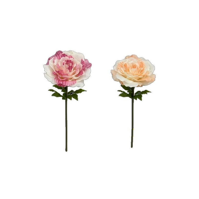 FLEUR ROSE à la tige 050 H130CM