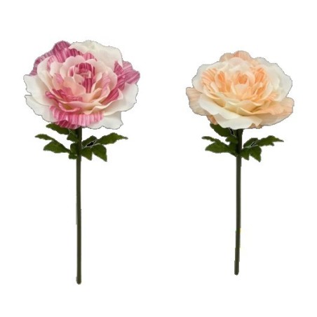 FLEUR ROSE à la tige 050 H130CM