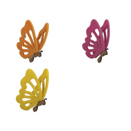 PAPILLON FLOQUE 30CM /1P