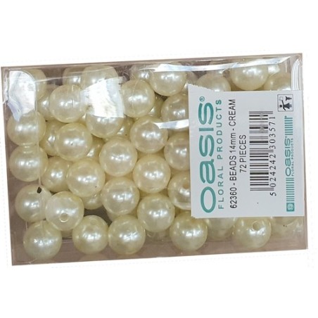 OASIS PERLE NACREE 14mm/ 72 pièces