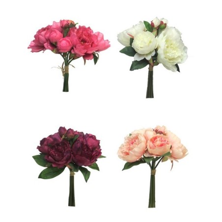 FLEUR PIVOINE 34CM 5 fleurs à la pièce