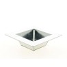 ZINC-COUPE+REBORD naturel 16X16 ext 25X25 à la pièce