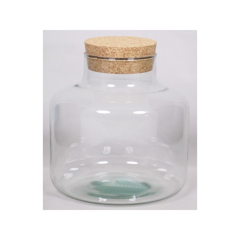 VERRE BARATTE + BOUCHON H21.5CM /1P