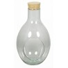 VERRE TERRARIUM ouvert + BOUCHON LIEGE H31CM/1P