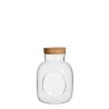 VERRE BOUTEILLE OUVERTE + LIEGE 012 H18CM /1P