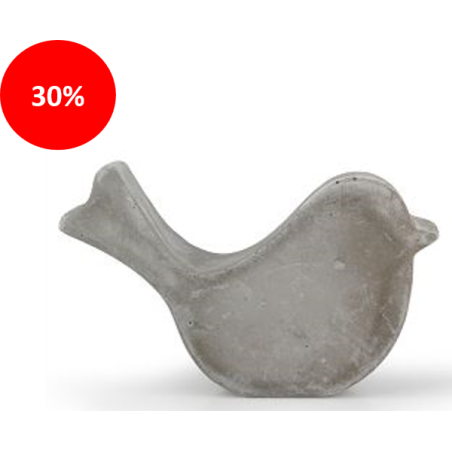 OISEAU CIMENT GRIS A POSER H2.5CM/6P
