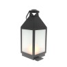LANTERNE NOIR + LED H48CM /1P