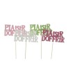 PIQUE ECRITURE "PLAISIR D'OFFRIR"les 12P
