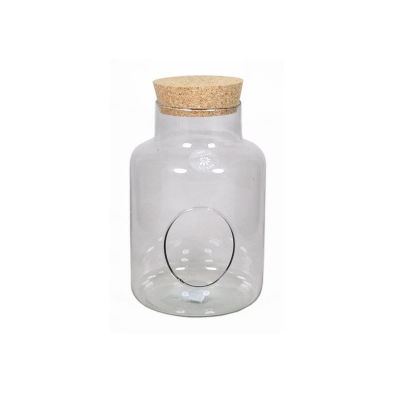 VERRE BOUTEILLE OUVERTE + LIEGE 010.5 H25CM/4P
