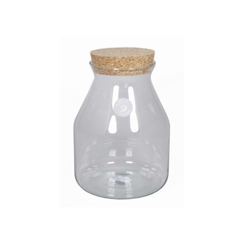 VERRE TERRARIUM PYRA avec LIEGE H26CM la pièce