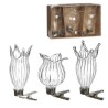 VERRE TULIPE SUR CLIP 04 H07CM boite 3P