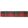 RUBAN FANTAISIE ECOSSAIS rouge et vert 25MM X 45M