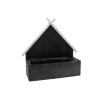 MAISON DE BOIS GRIS 23X09CM à la pièce