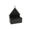 MAISON DE BOIS GRIS 16X09CM à la pièce