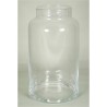 VERRE VASE PETRI H31CM à la pièce