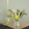 VERRE A FLEUR NERVURE H09CM les 12P