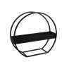 ETAGERE METAL NOIRE RONDE 35X11X33CM la pièce
