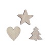SUJET BOIS NOEL ASSORT.  3X48P