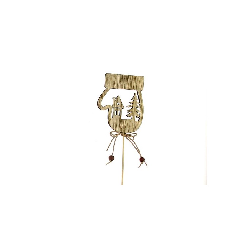 GANT EN BOIS DECOR NOEL PIQUE les 12P