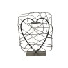SOLIFLOR/1 dans métal COEUR 16.5CM pièce