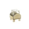 VERRE CUBE/1 SUPPORT BOIS BLANC à la pièce