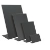 ARDOISE DE TABLE 21.5X15X8.5CM les 3P