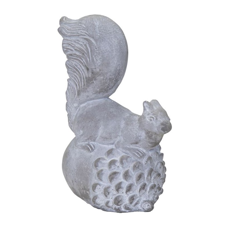 ECUREUIL+NOISETTE CIMENT 12.5CM H17CM /2P
