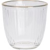 VERRE A BOIRE BORD OR 295ML les 6P
