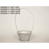 CORBEILLE OSIER GRIS 025 H10/40CM