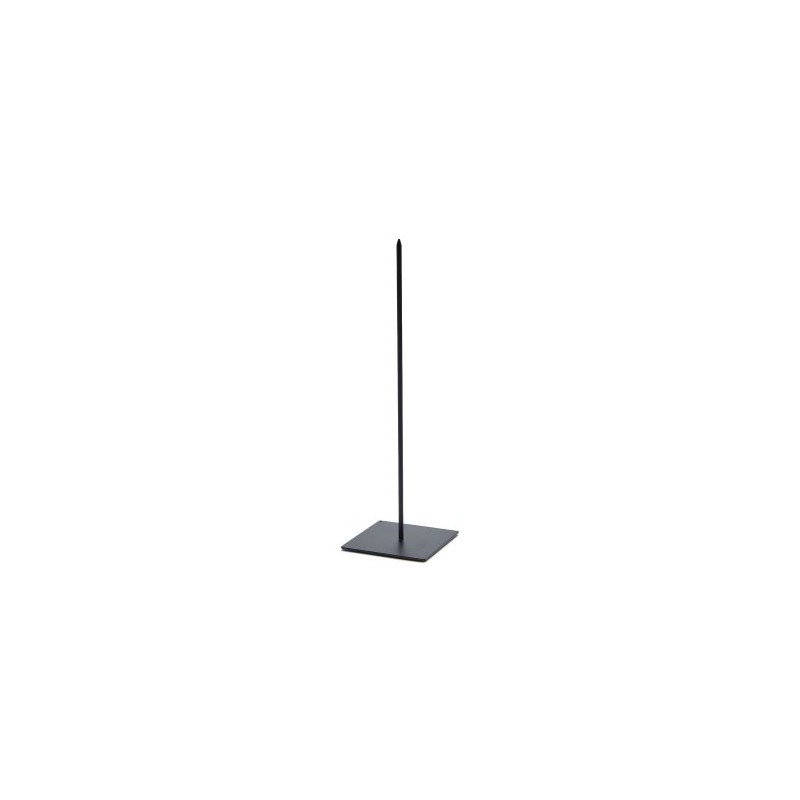 SUPPORT FER NOIR 9x9 H30CM pièce