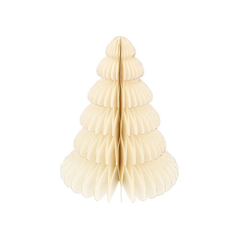 SAPIN PAPIER PLIABLE BLANC 50CM /1P