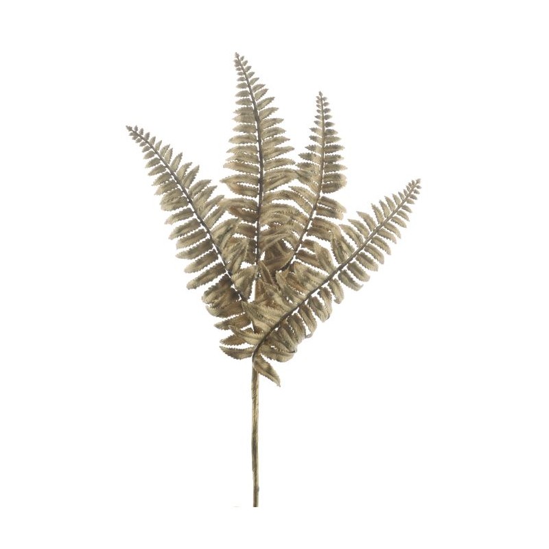 FEUILLE FOUGERE BOSTON OR 33CM  à la pièce