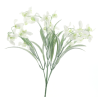 BUISSON FLEUR GIVREEE H39CM à la pièce