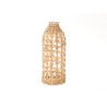 VERRE BOUTEILLE TRESSAGE BOIS 010 H23CM /2P