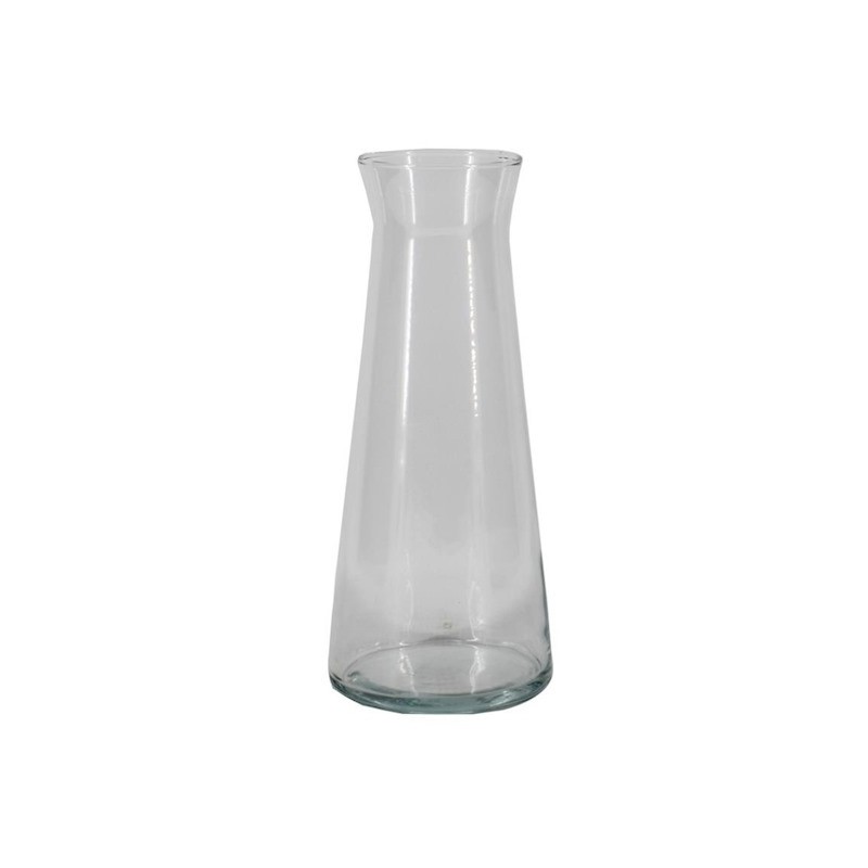 VERRE VASE COL EVASE 07.5CM H25CM /1P